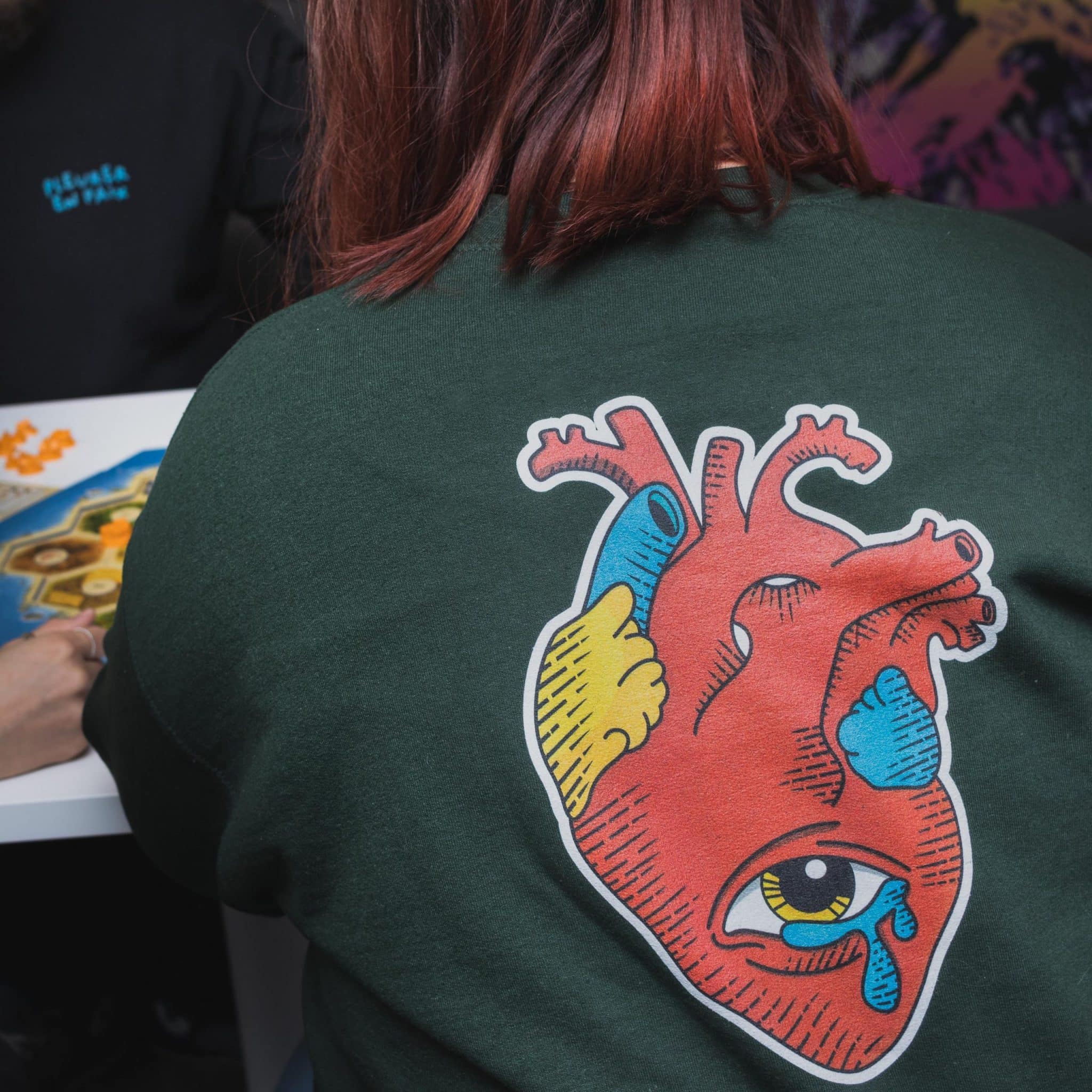 Crewneck VERT Pleurer en Paix