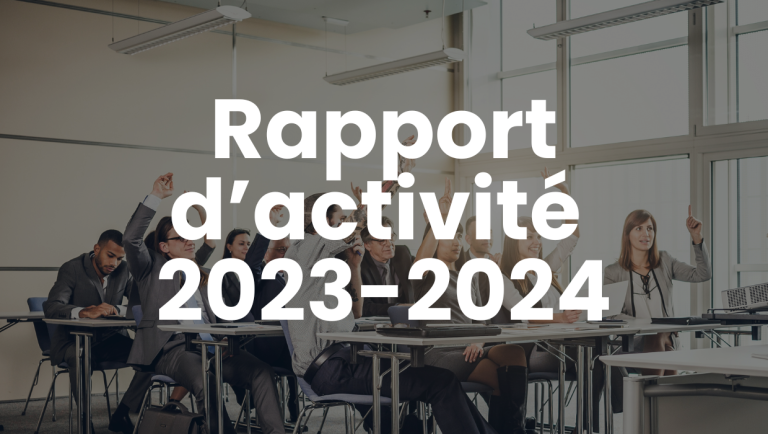 Rapport d'activité 2023-2024